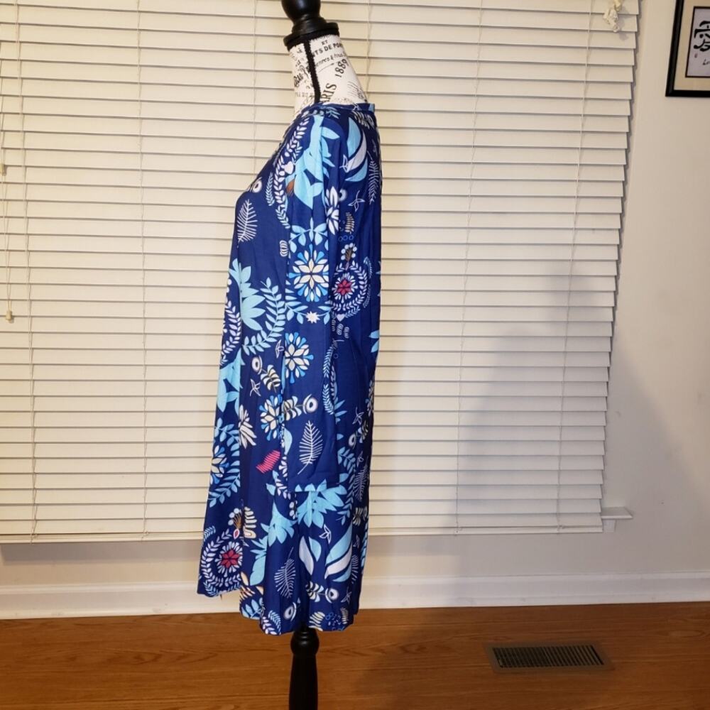 Floral Scoop Neck Dress with Pockets NWT - Picture 5 of 10